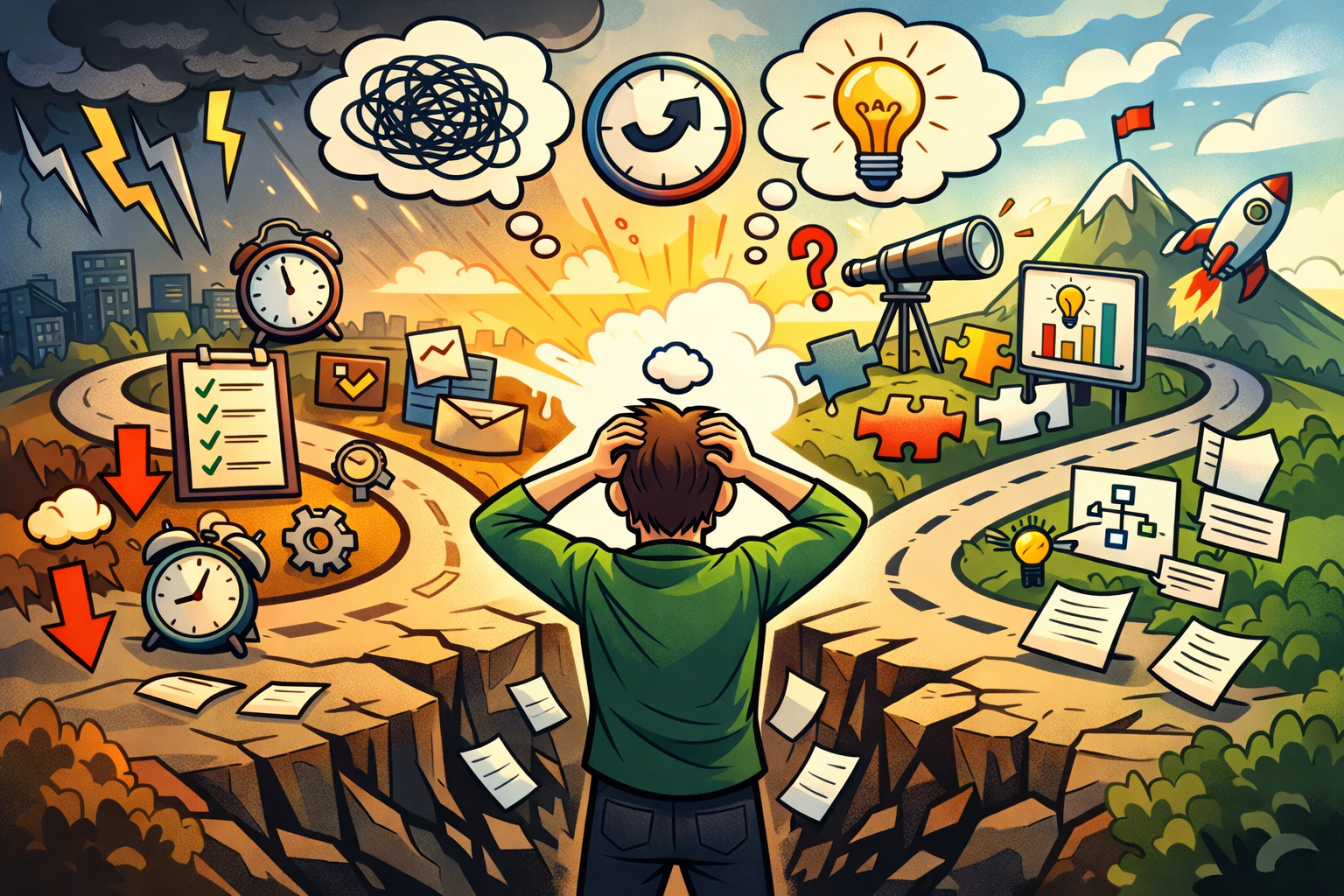 Priorisieren in der Holakratie: Warum es so schwer ist – und warum das nicht nur ein individuelles Problem ist